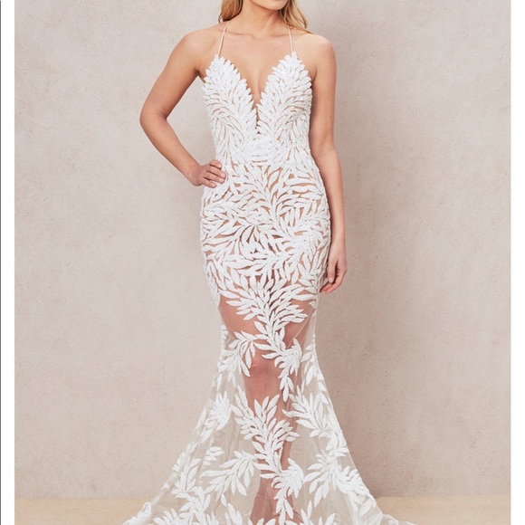 Dresses & Skirts - Nadine Merabi wedding dress never worn.